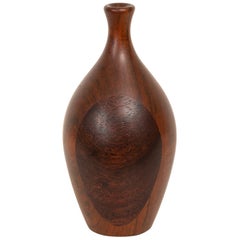 Turned Wood Bud Vase