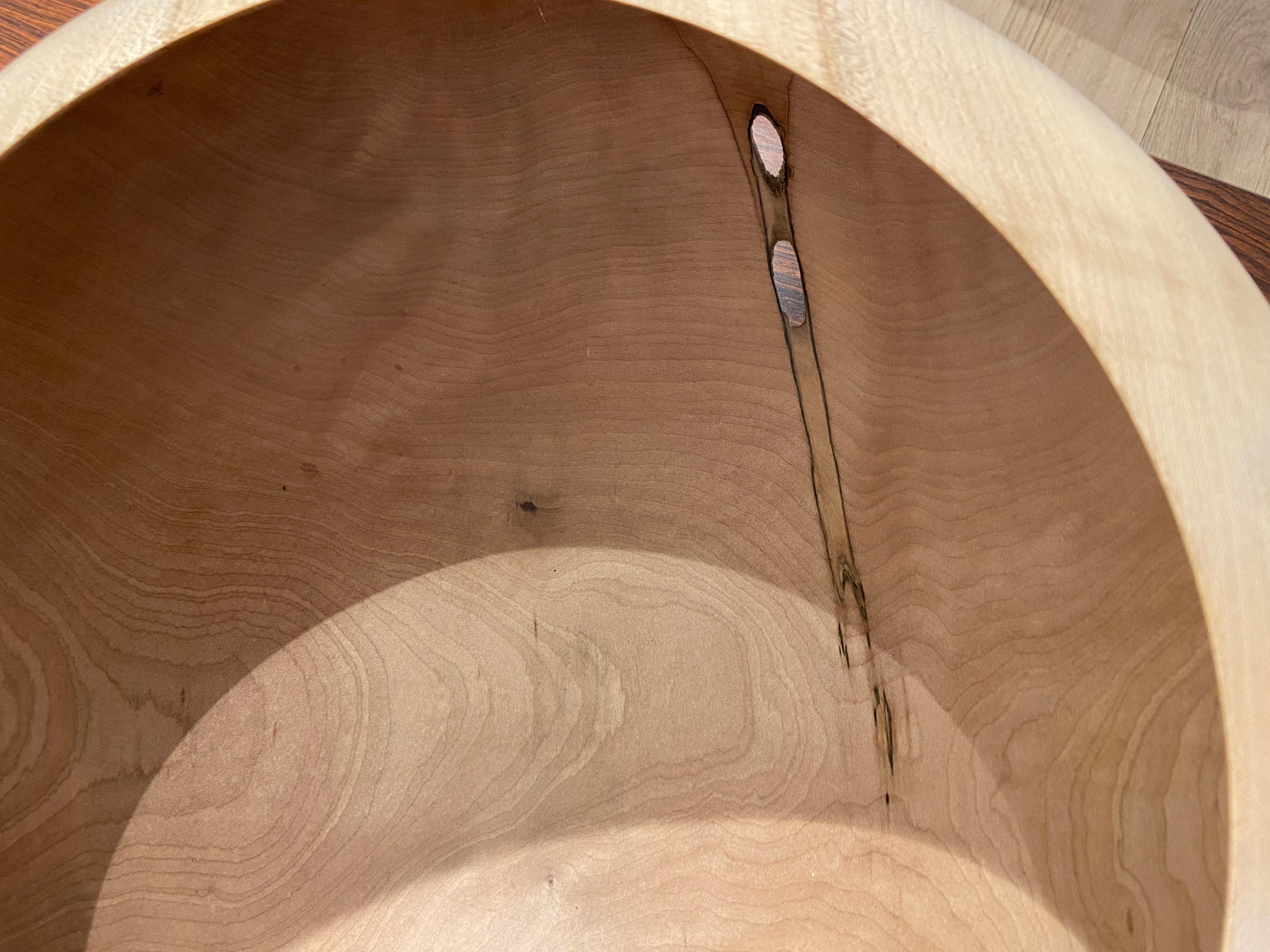Sicomoro Tazza in Wood tornito di Ralph Ribour in vendita