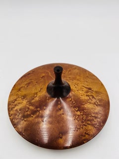 Turned Wood Studio Crafted Ahorn Unkraut Topf, signiert