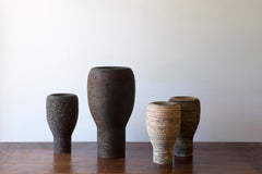 Vaso scultura in Wood Wood tornito 'Anni L' Made in Italy