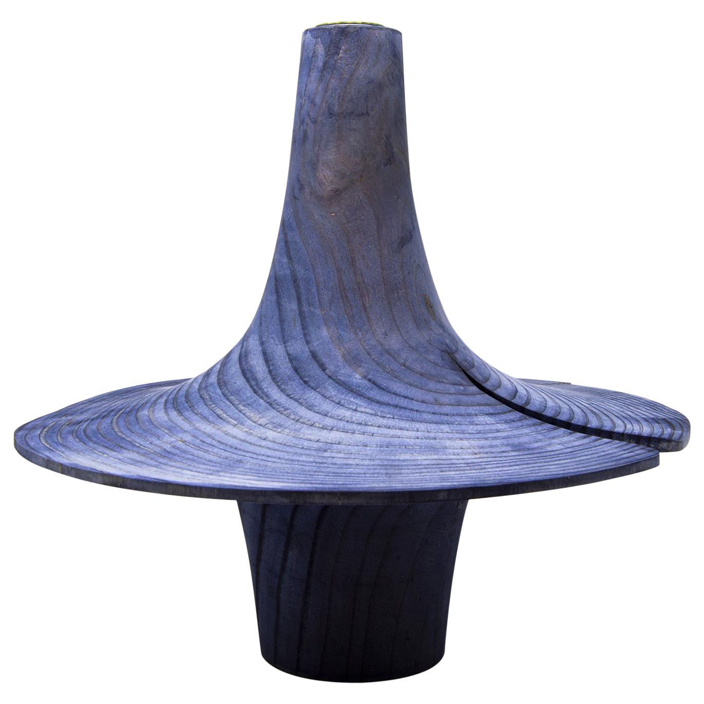 Turned Wood Pine Vase 'Alberi Tall' Made in Italy For Sale at 1stDibs