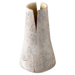 Turned Wood Vase 'Tomahawk A' Made in Italy