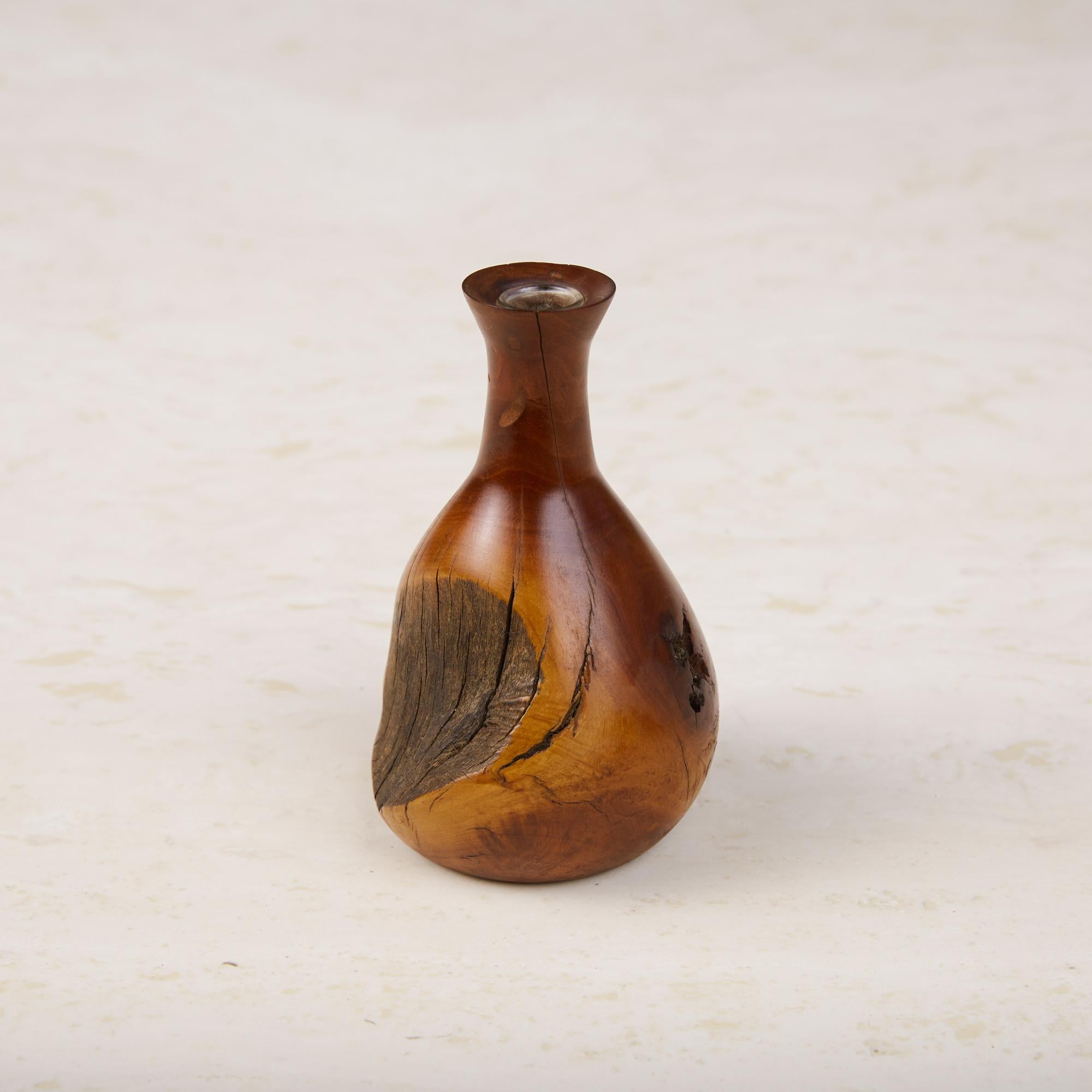 wood bud vases