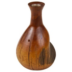 Turned Wooden Bud Vase