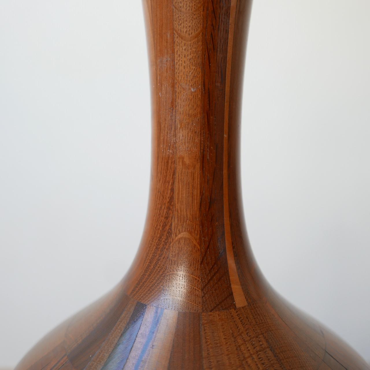 Turned Wooden Midcentury Vase by Maurice Bonami In Excellent Condition In London, GB