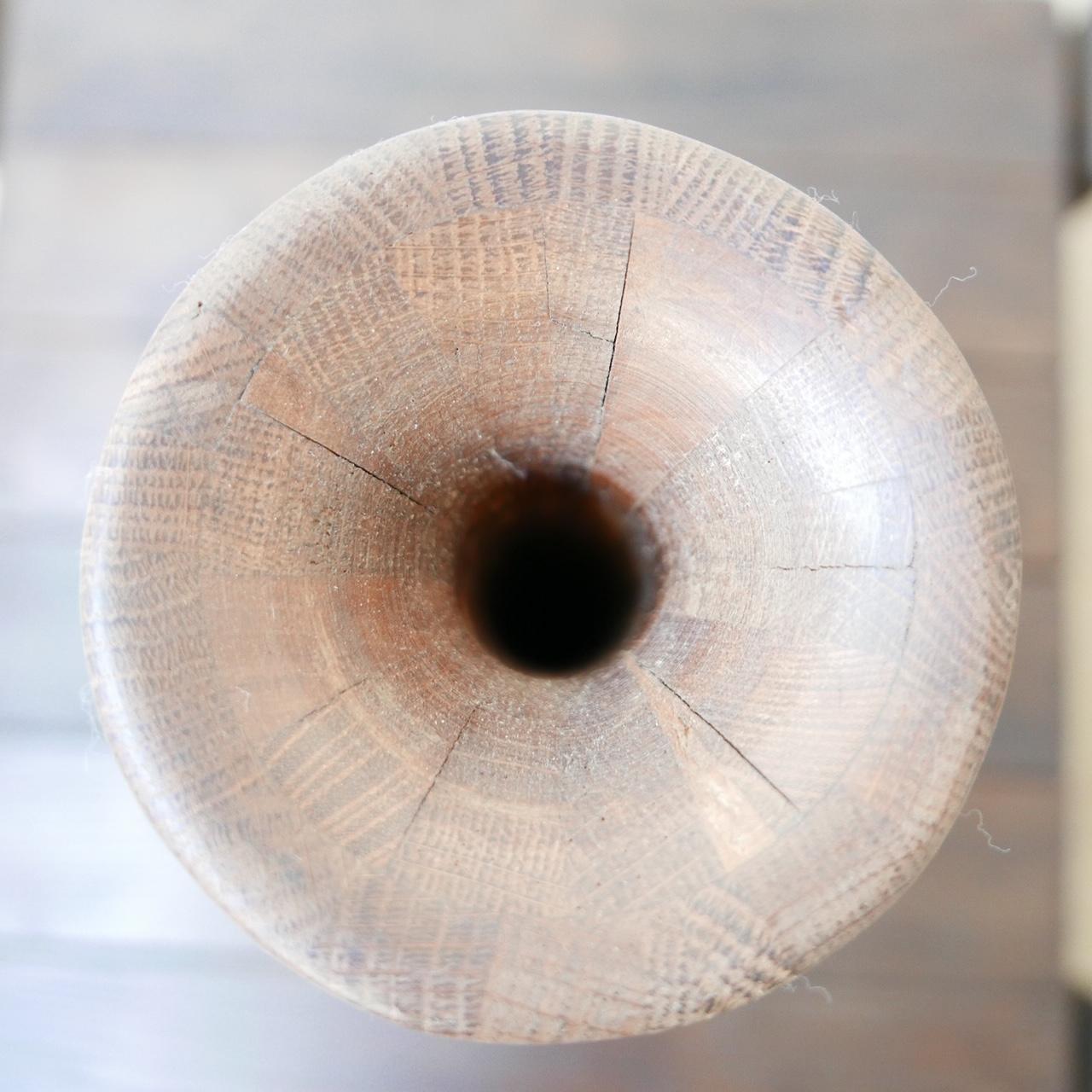 20th Century Turned Wooden Midcentury Vase by Maurice Bonami