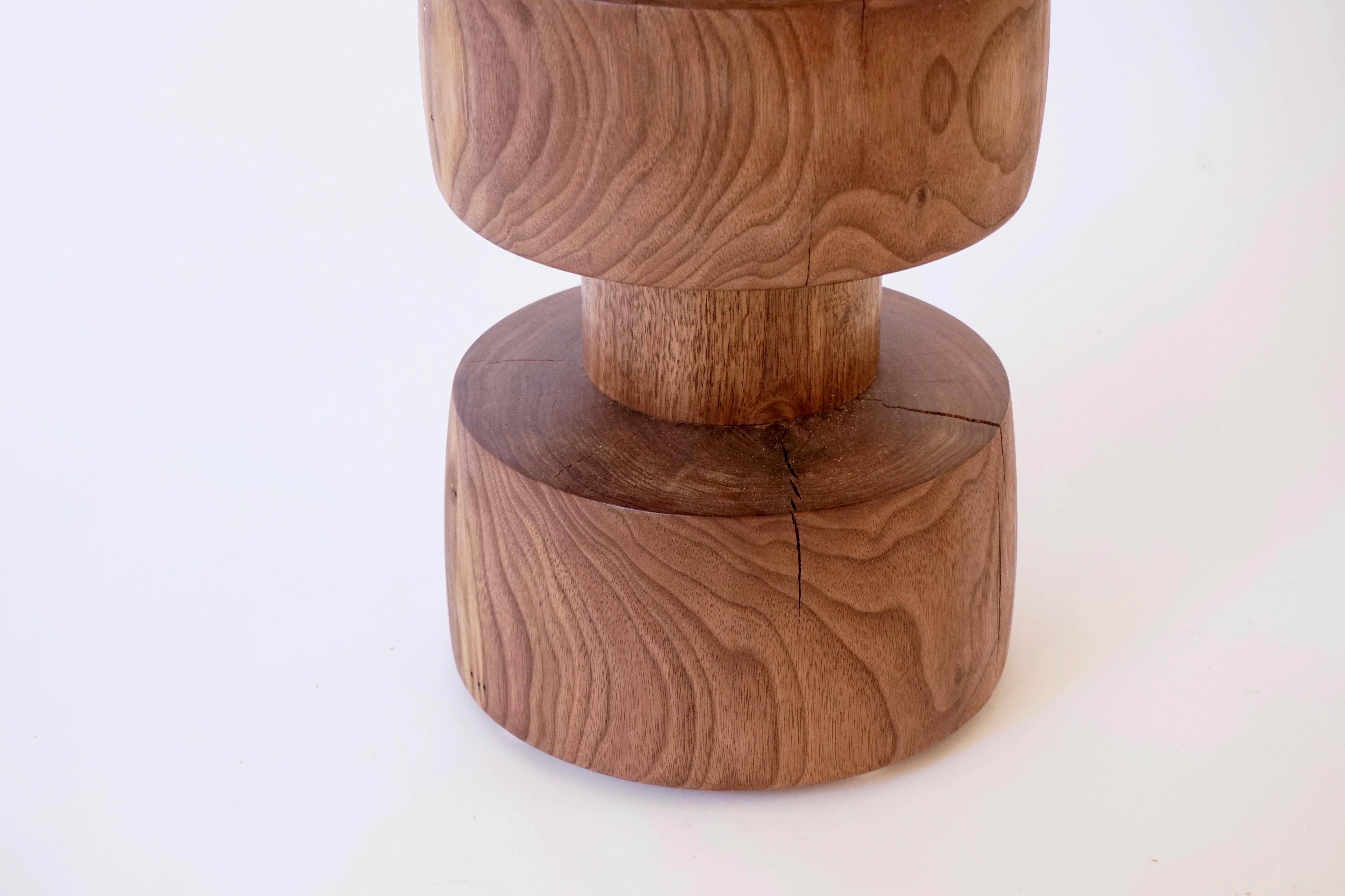 mini wooden pedestal