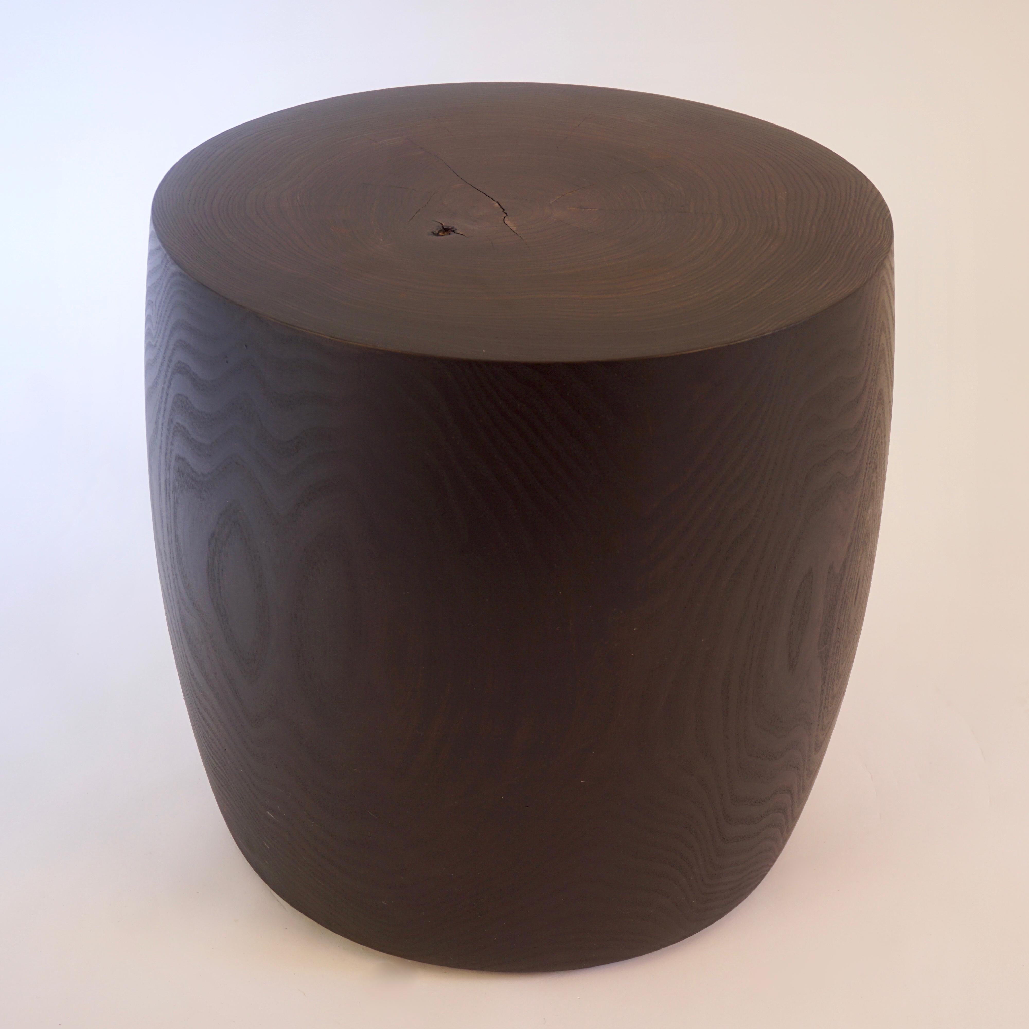 This custom version of the #9 Pedestal, one of the ten original shapes in the Lehrecke Pedestal collection from 1996, is ebonised catalpa, made from a log from the Hudson Valley, in New York State.

All of Lehrecke's Pedestals are made on a custom