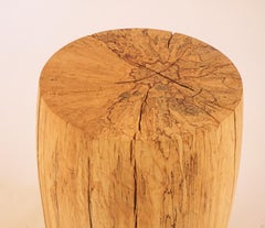 Turned Wooden Pedestal Table #9 in Spalted Maple