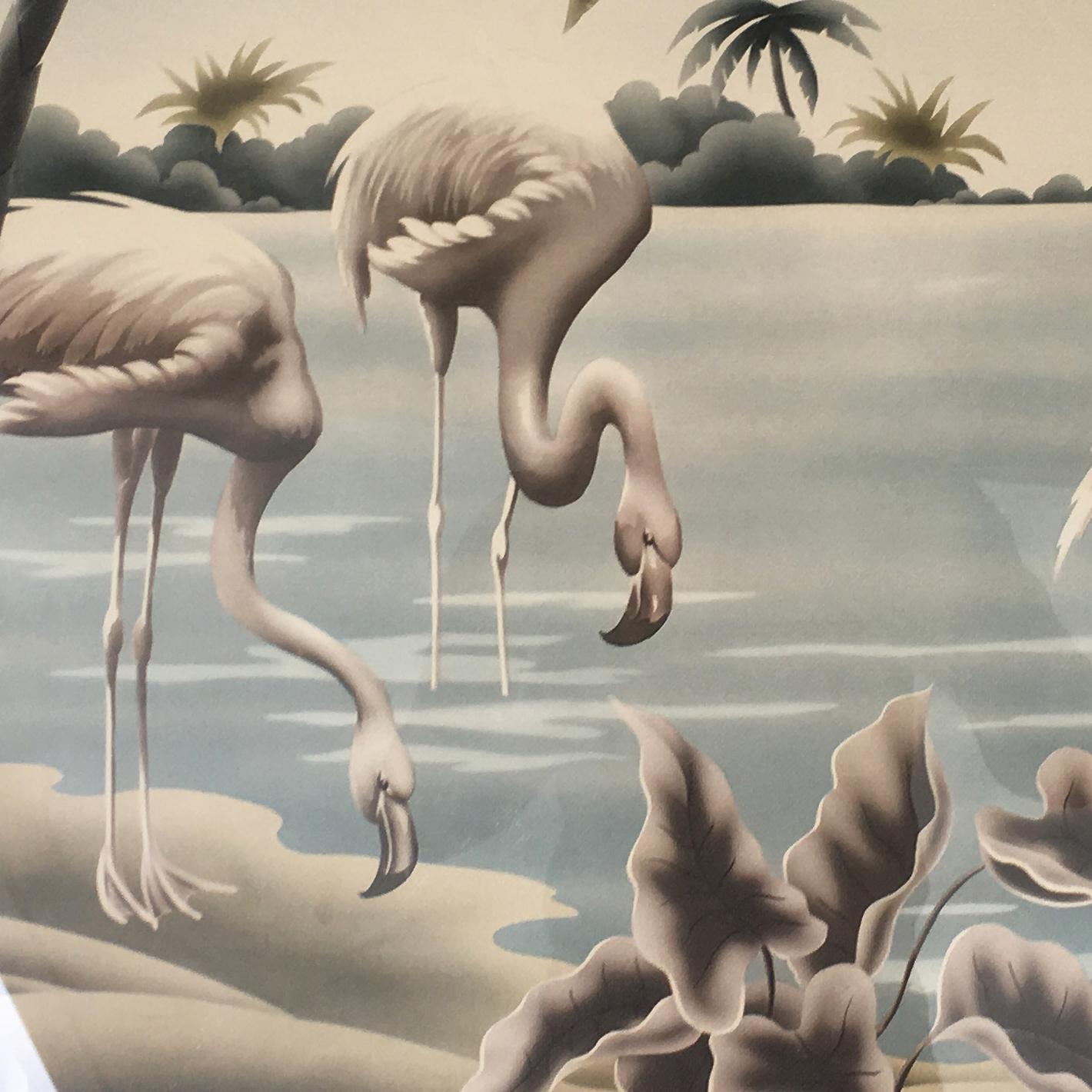 turner flamingo print