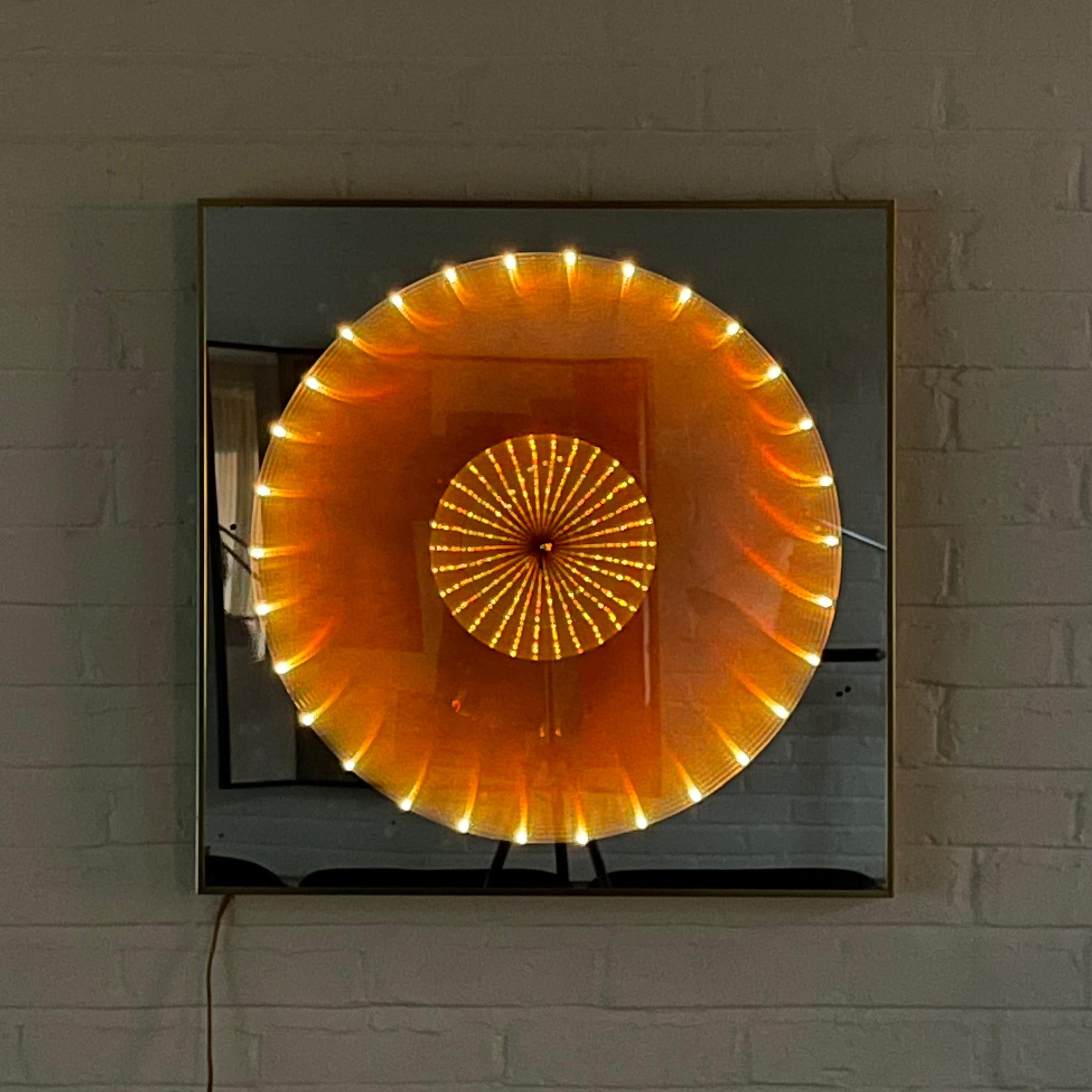 Brass Turner Infinity Mirror