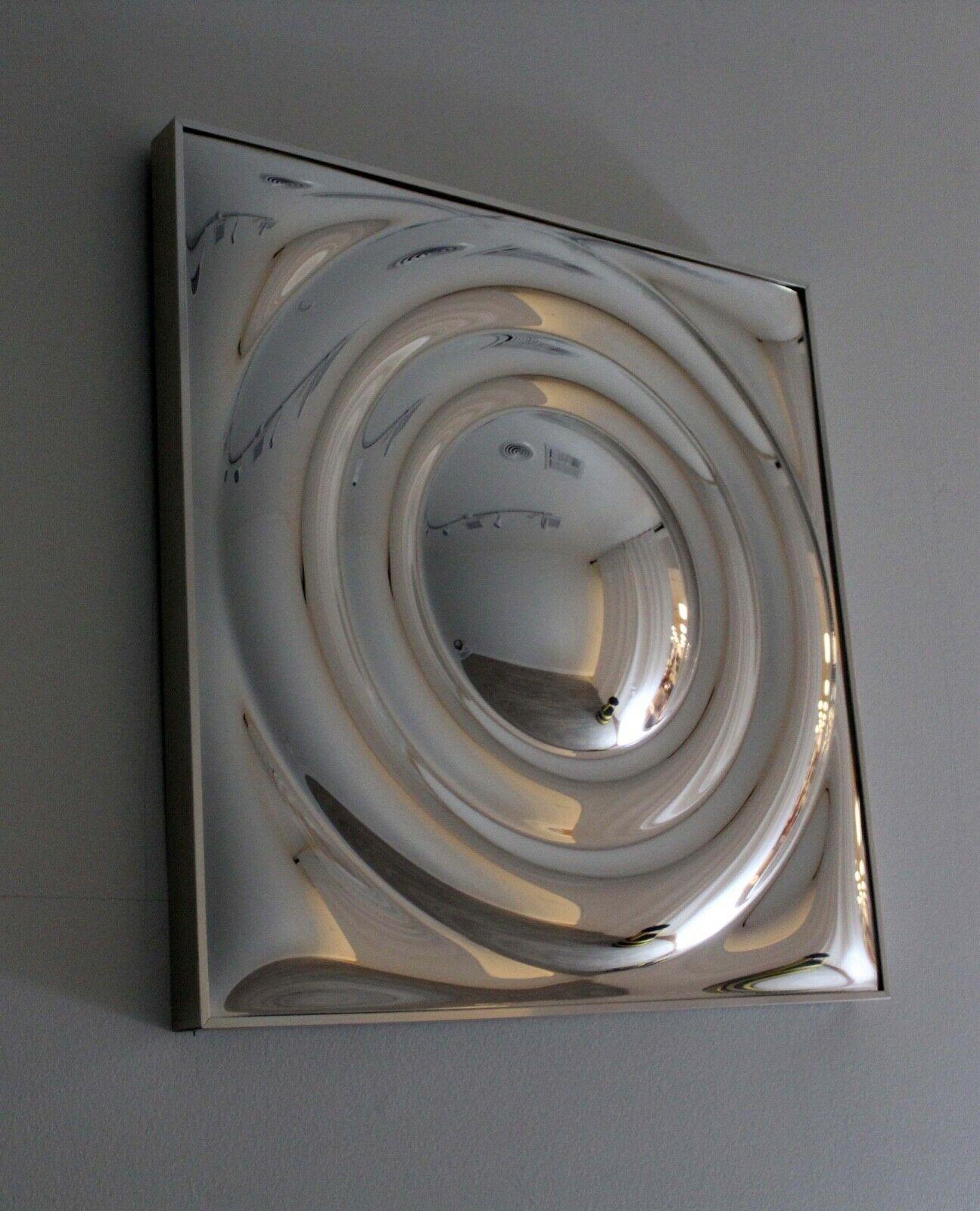 Late 20th Century Turner Opt Art Chrome Decorative Saturn Ring