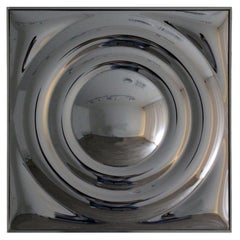 Turner Opt Art Chrome Decorative Saturn Ring