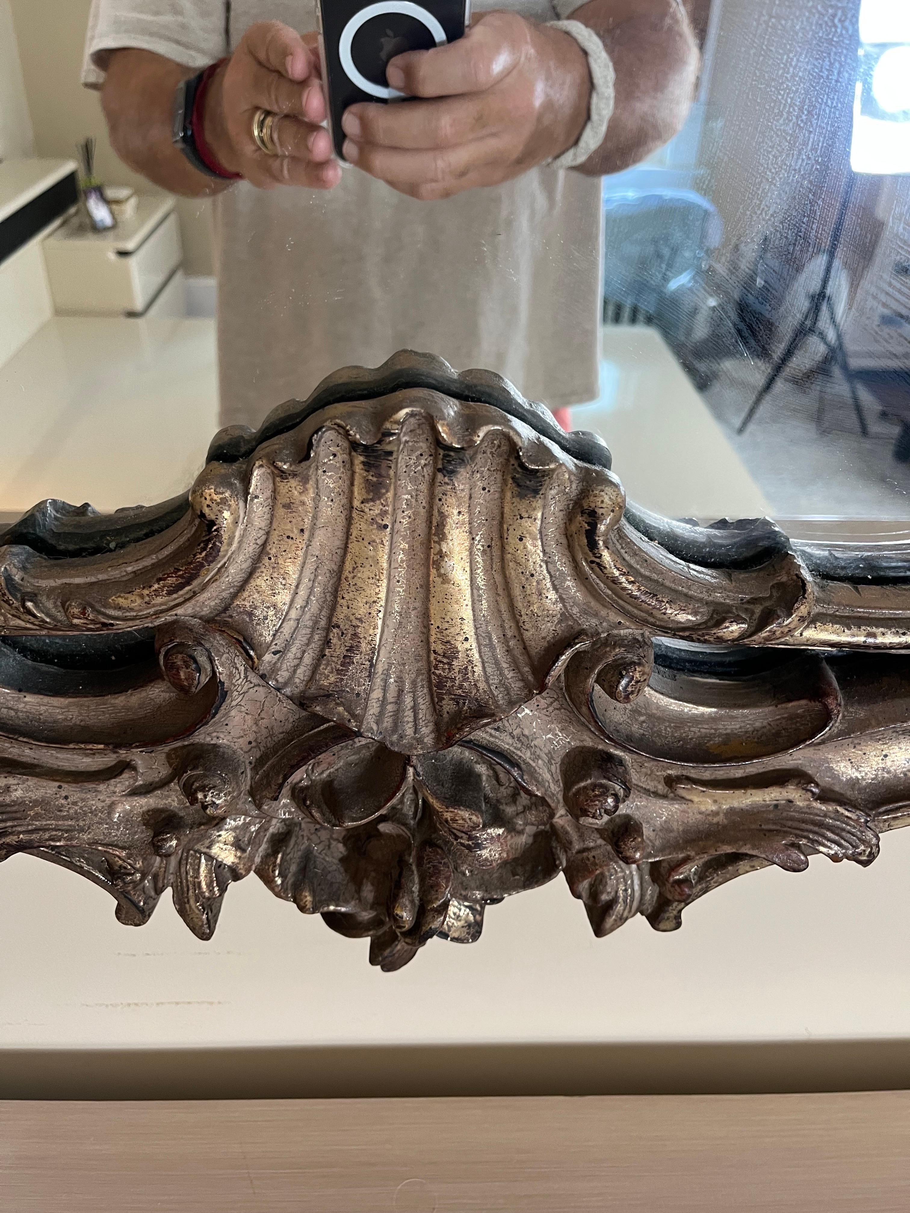 20th Century Turner Rococo Carved Mirror For Sale
