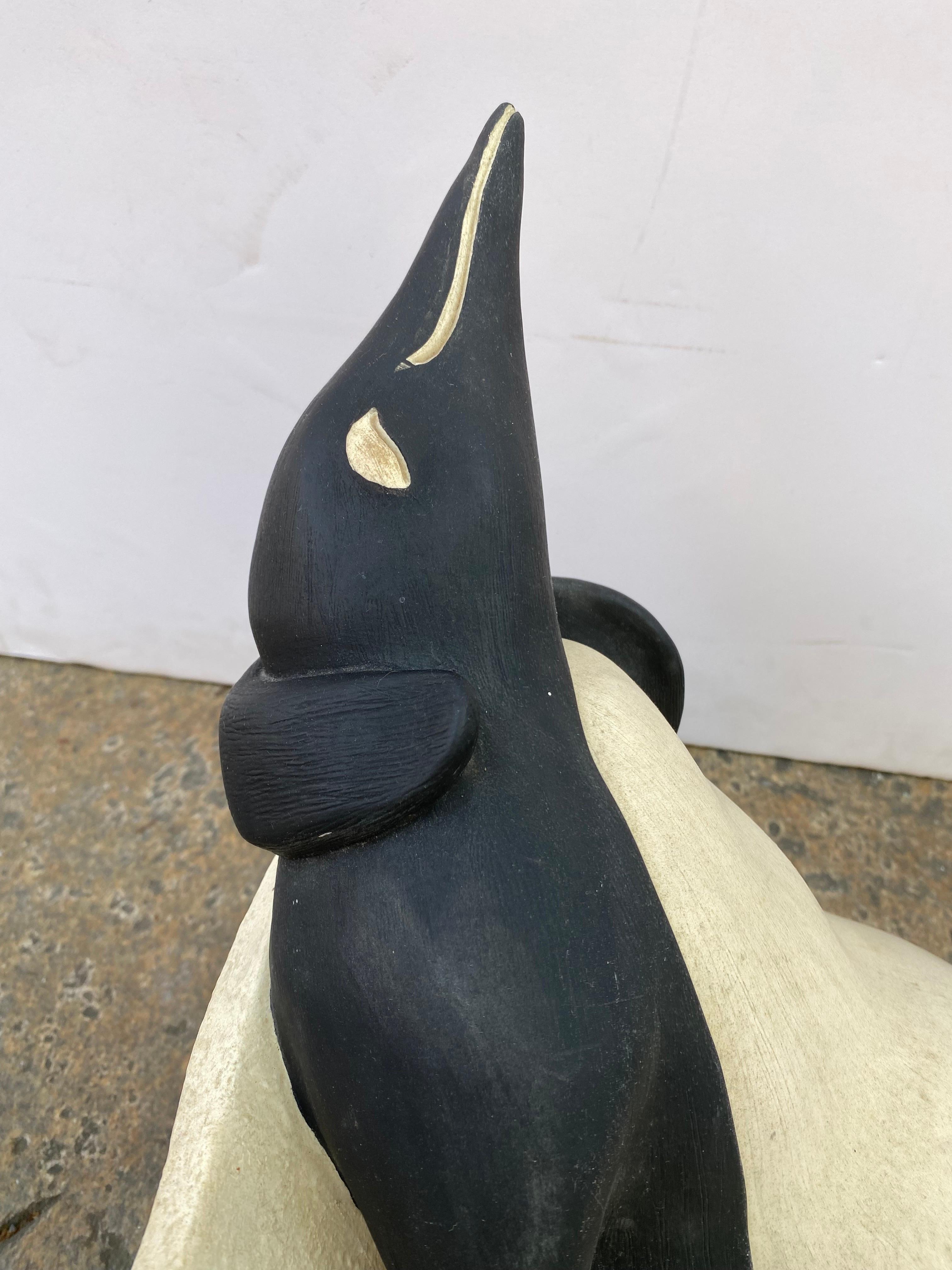 Modern Turner Sculpture Reclining Penguin