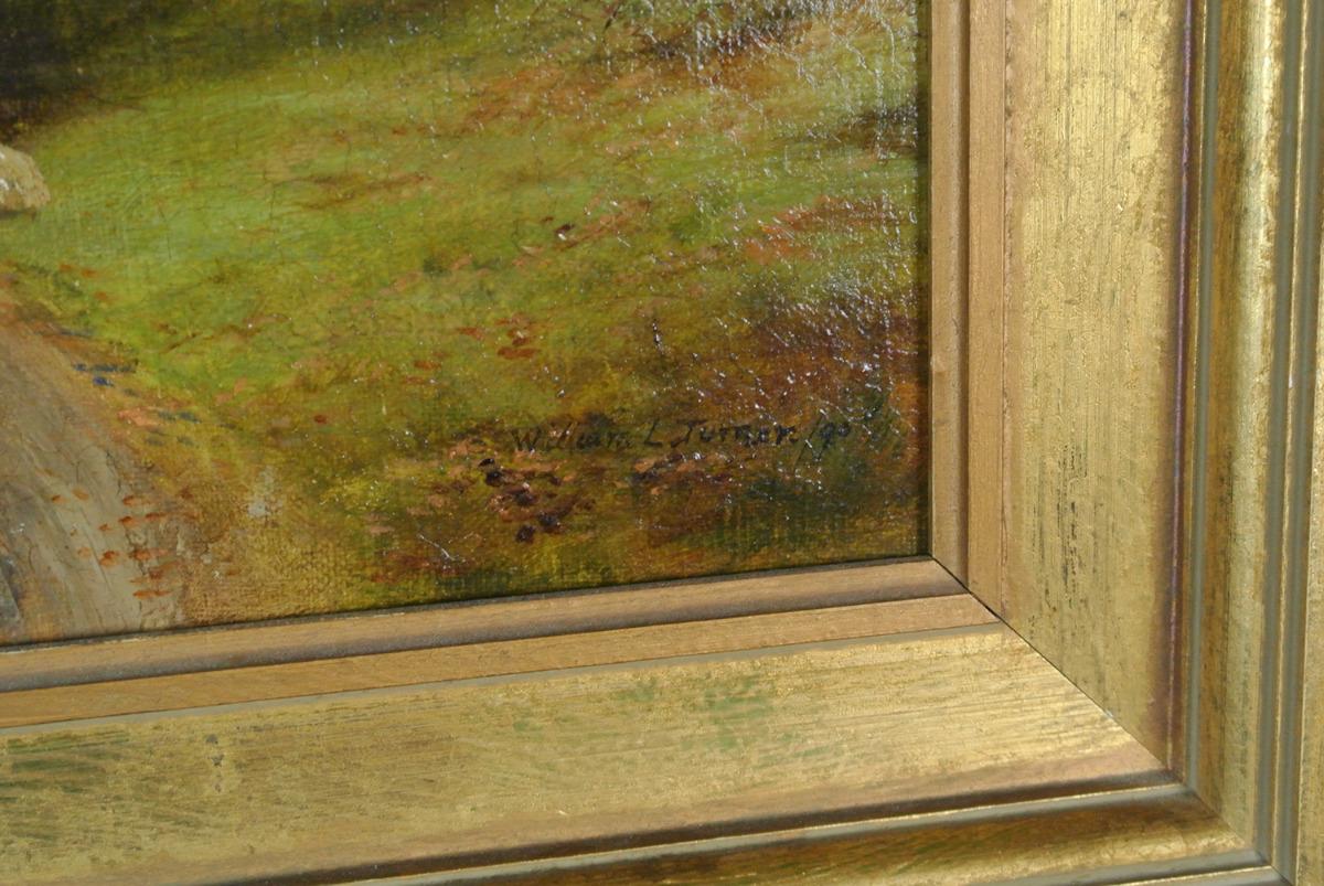 Turner, William Lakin - Original Oil on Canvas - Applethwaite, Underskiddaw  In Good Condition For Sale In Heathfield, GB