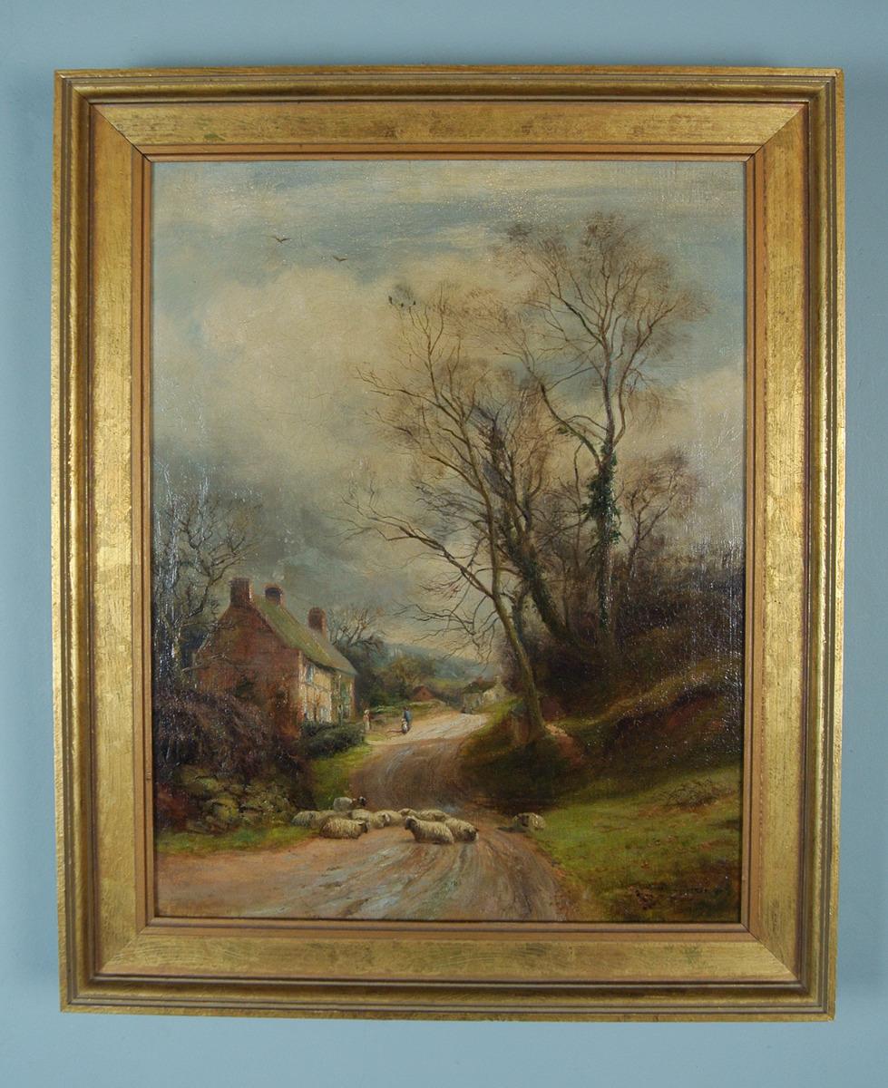 A fine original oil on canvas by William Lakin Turner (b. 1865 – d. 1936)

Turner was born to George Turner, a fine artist known as the Derbyshire Constable, and his wife Eliza.

William was the eldest of four children. He inherited his father’s