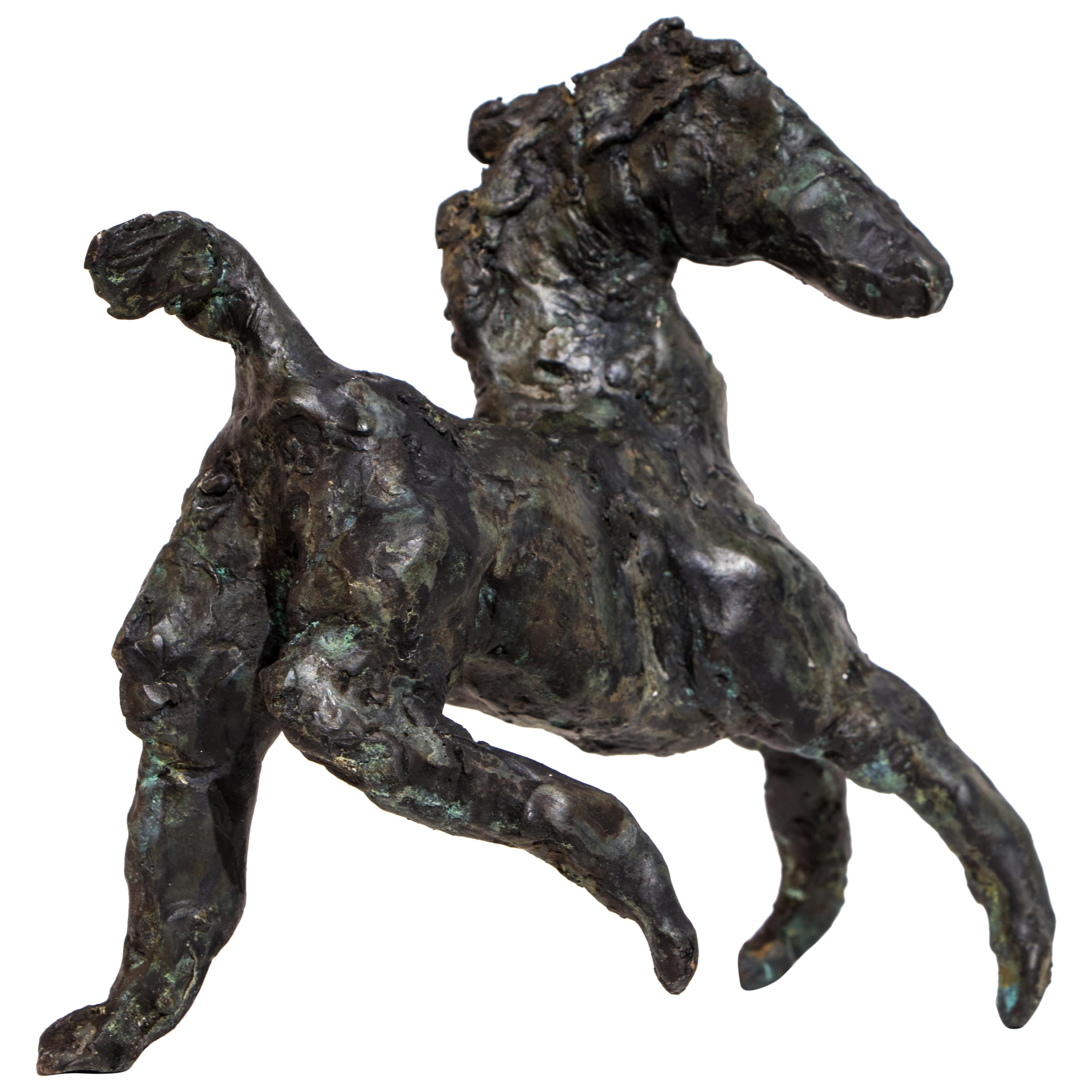Turning Point Contemporary Bronze Horse For Sale