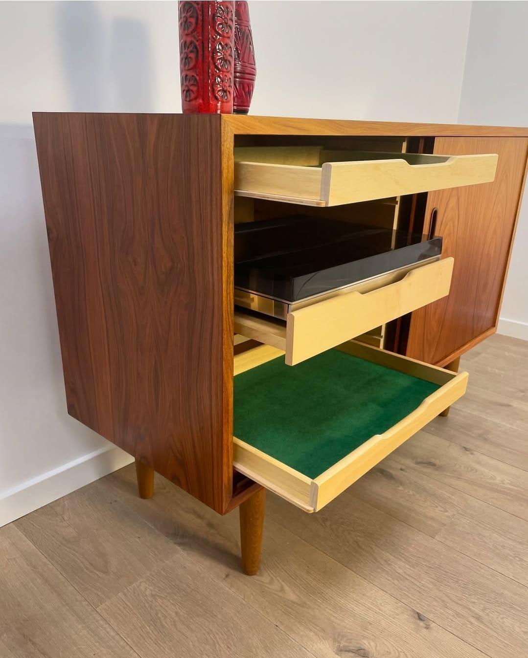 Danish Turntable sideboard, Denmark 1960 For Sale