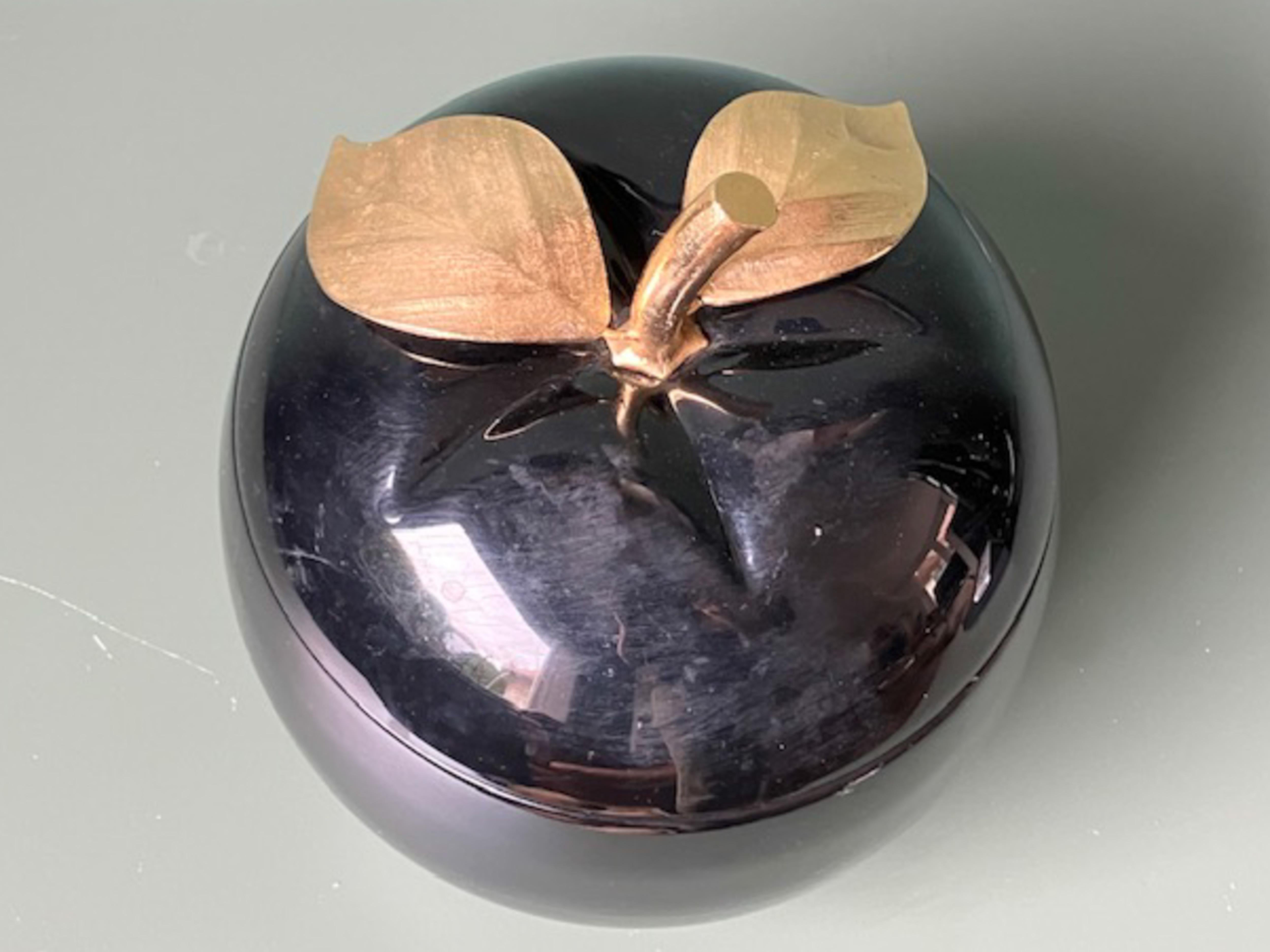 Swiss Turnwald Collection Big Black Apple Ice Bucket by Freddo Therm, 1970s