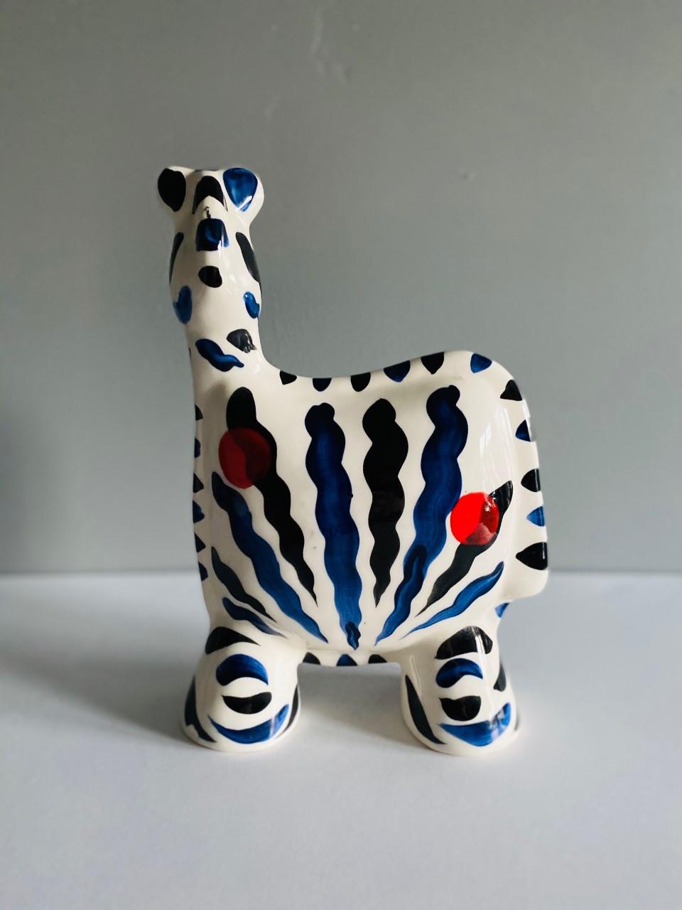 Turov Arts Ceramic Zebra Figure 3