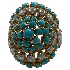 Turquoise Cocktail Rings
