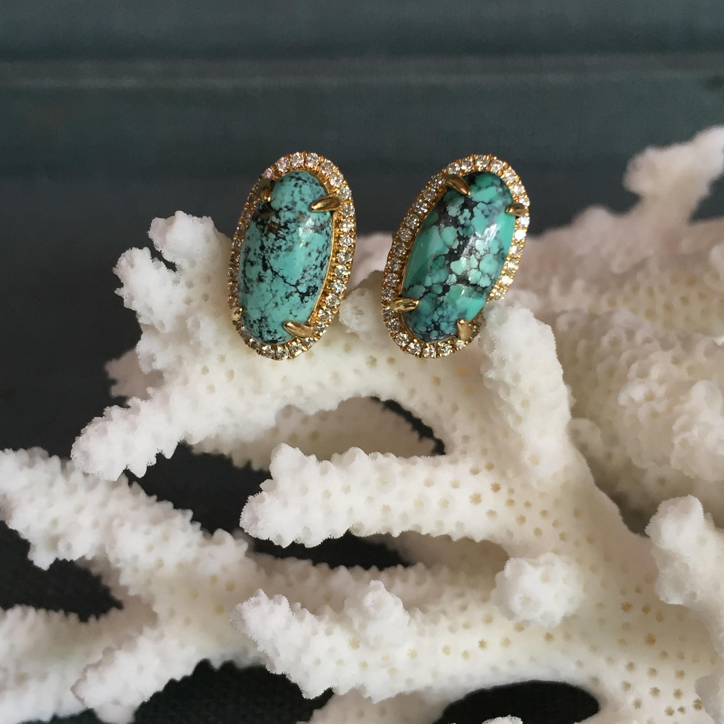 mejuri turquoise earrings