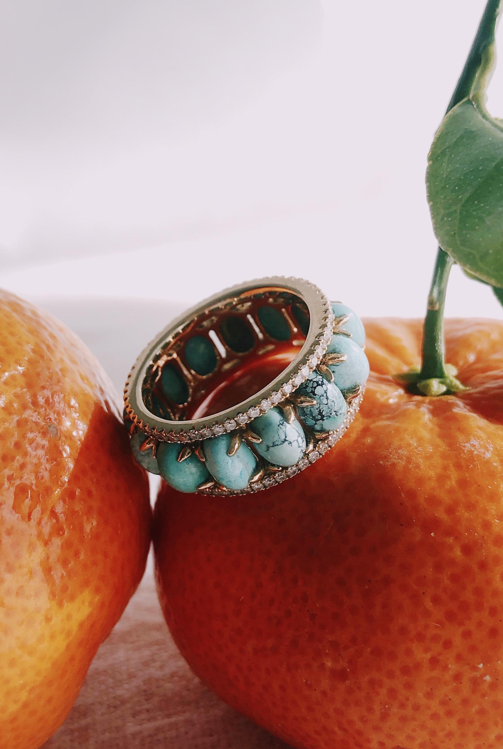 turquoise eternity ring