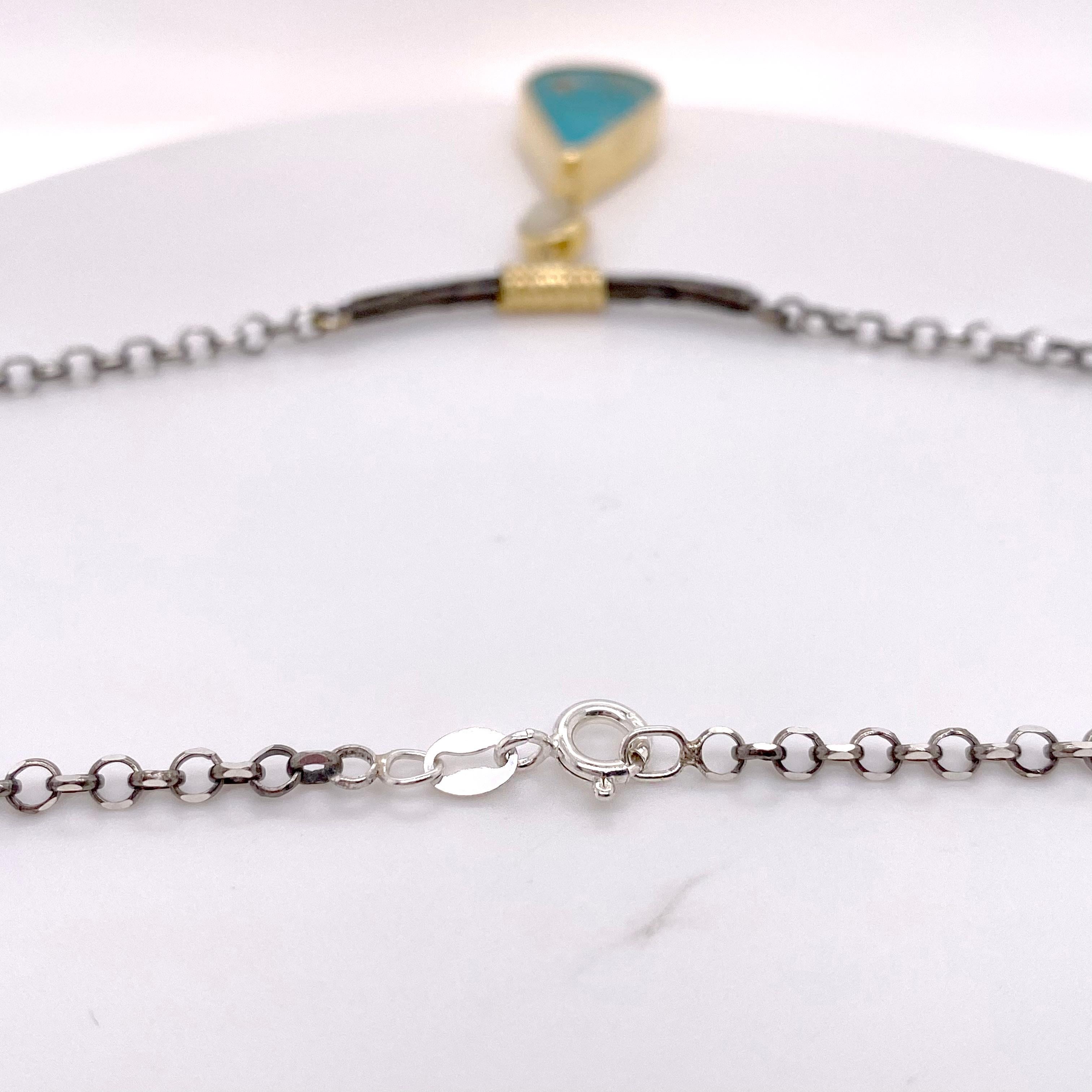 turquoise and opal necklace
