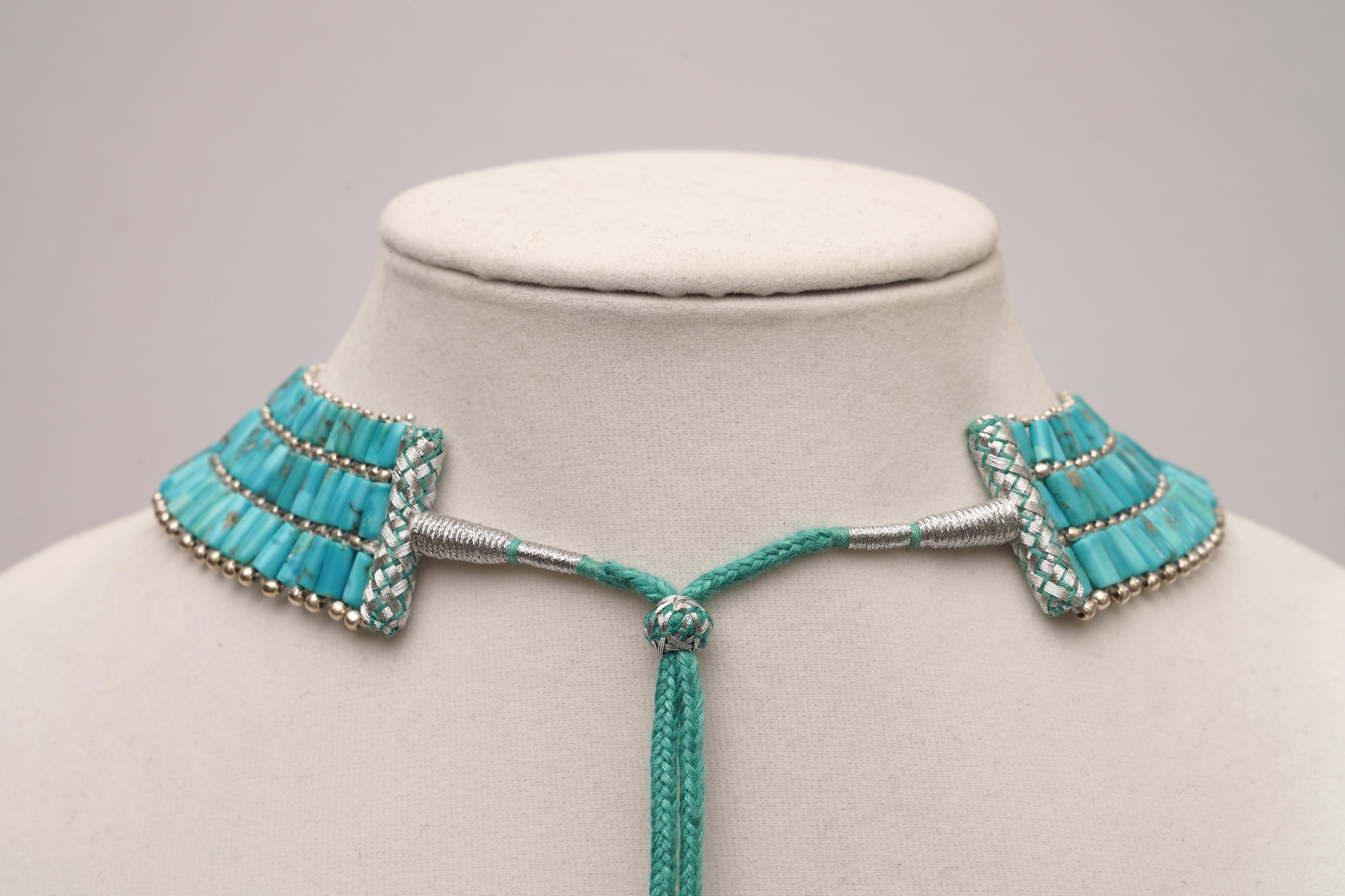 turquoise collar necklace
