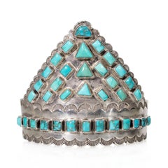 Bracciale in turchese e sterlina