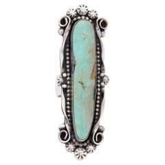 Anello in turchese e sterlina