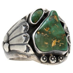 Anello in turchese e sterlina