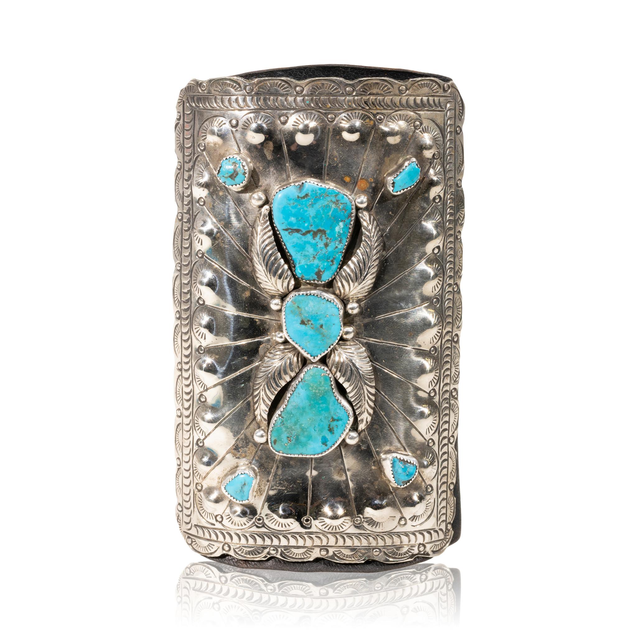 Pulsera brazalete con lazo de turquesa y plata de ley en Bueno estado para la venta en Coeur d Alene, ID