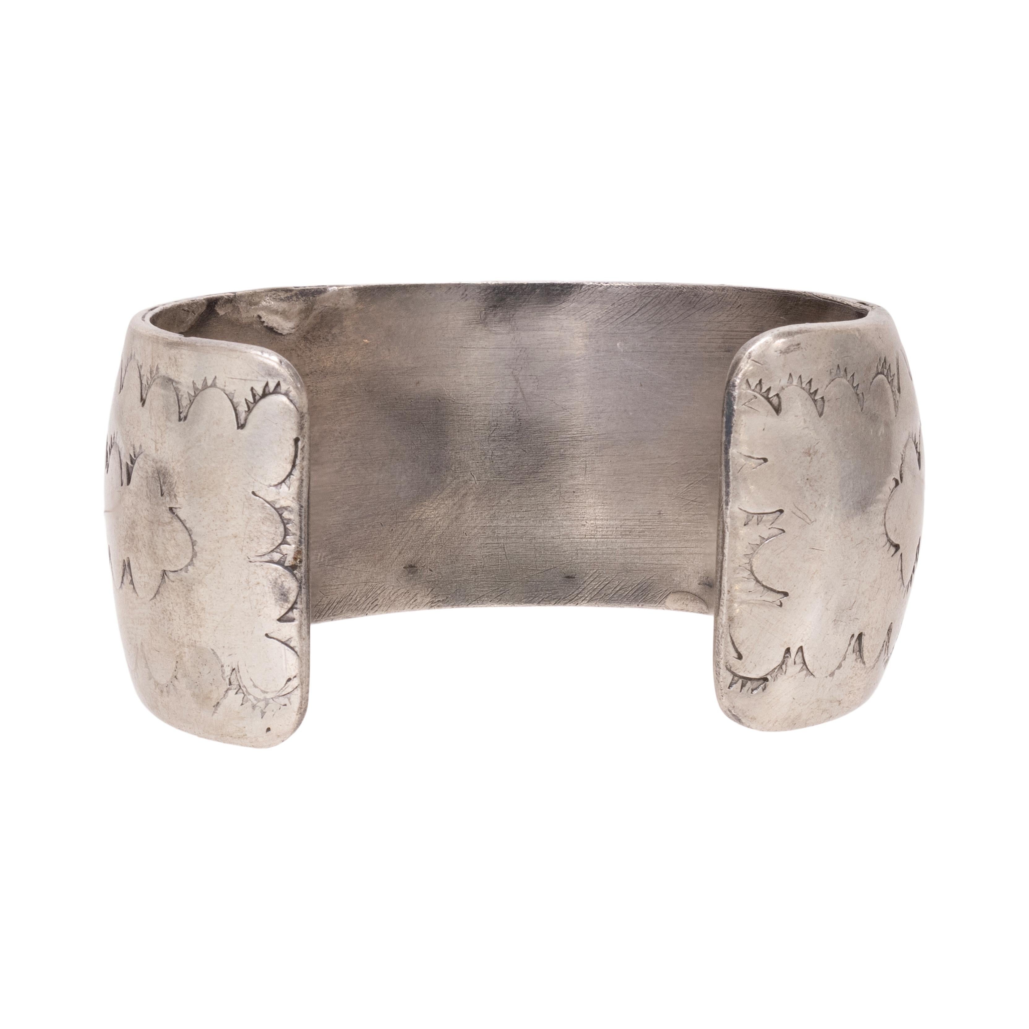 Taglio misto Bracciale in turchese e argento sterling in vendita
