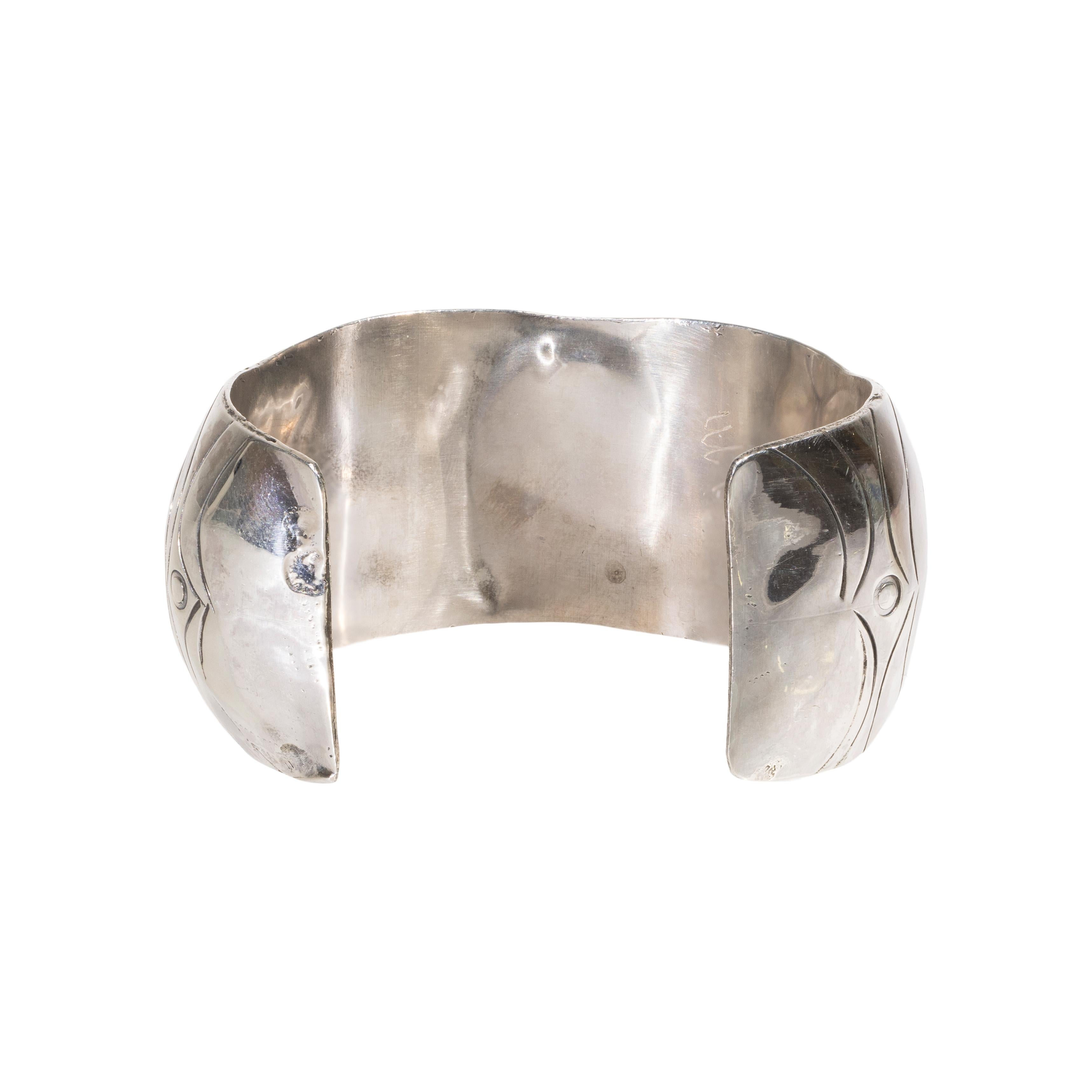 Bracciale in turchese e argento sterling In condizioni buone in vendita a Coeur d Alene, ID