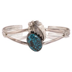 Bracciale in turchese e argento sterling