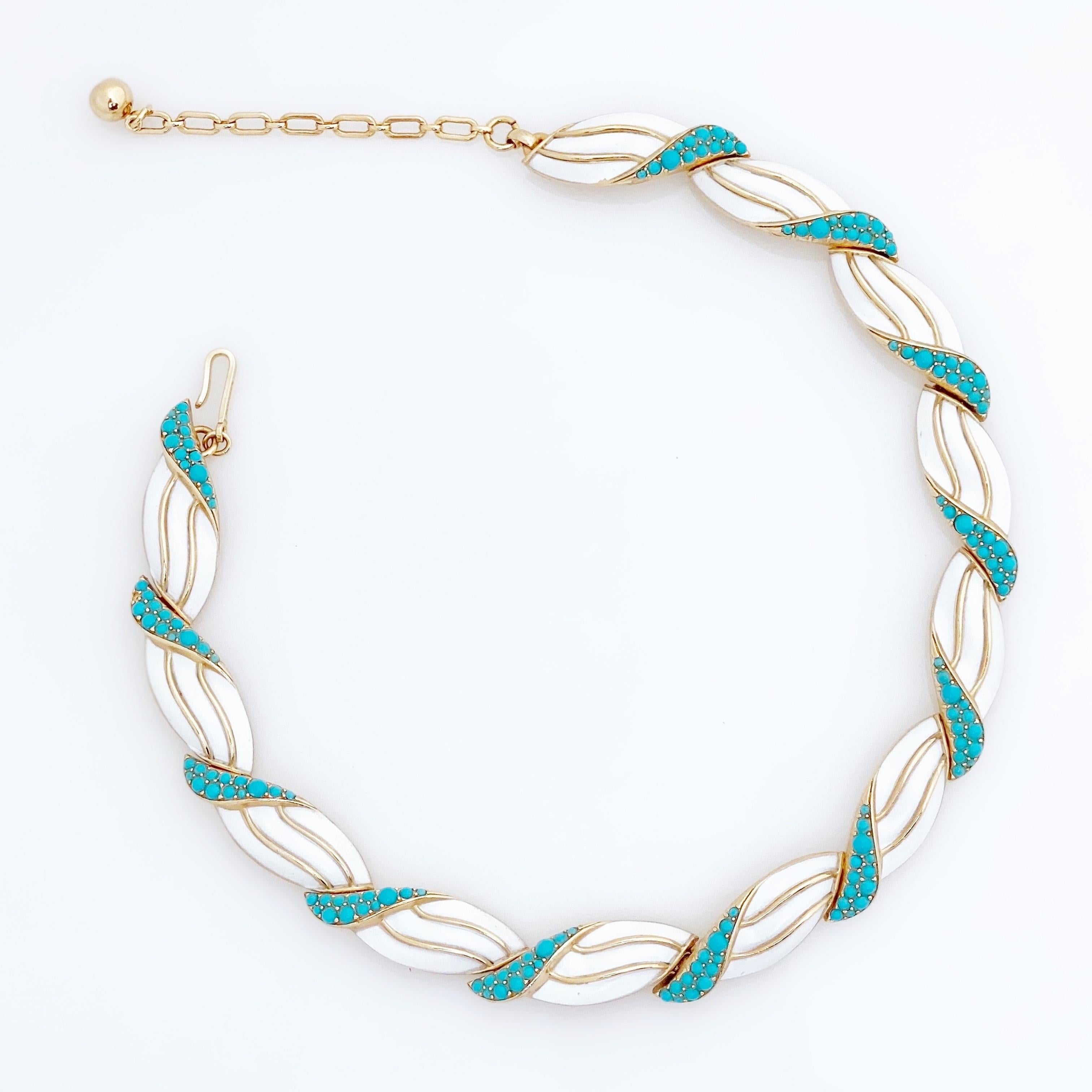 trifari turquoise necklace
