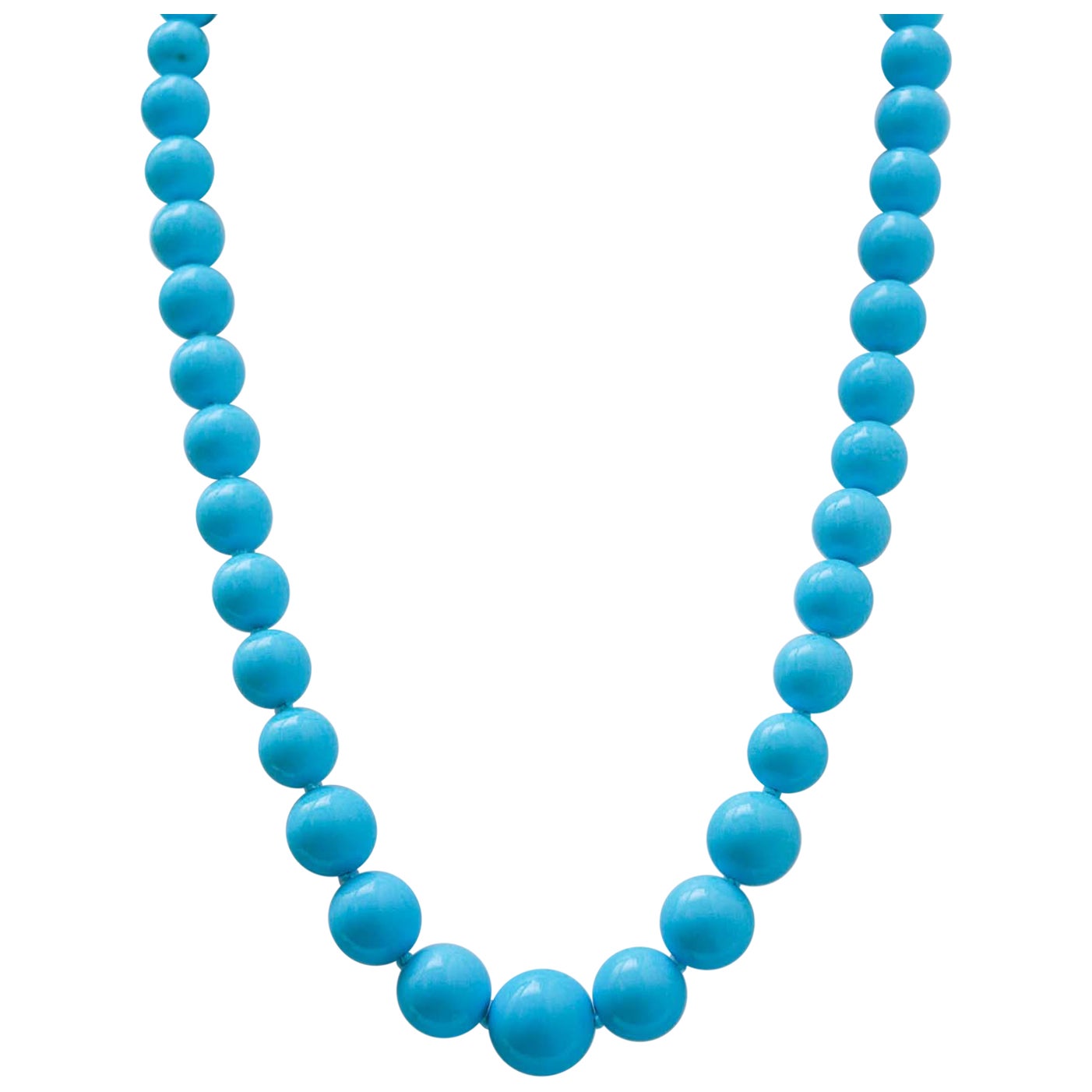 Turchese Collana di perline.