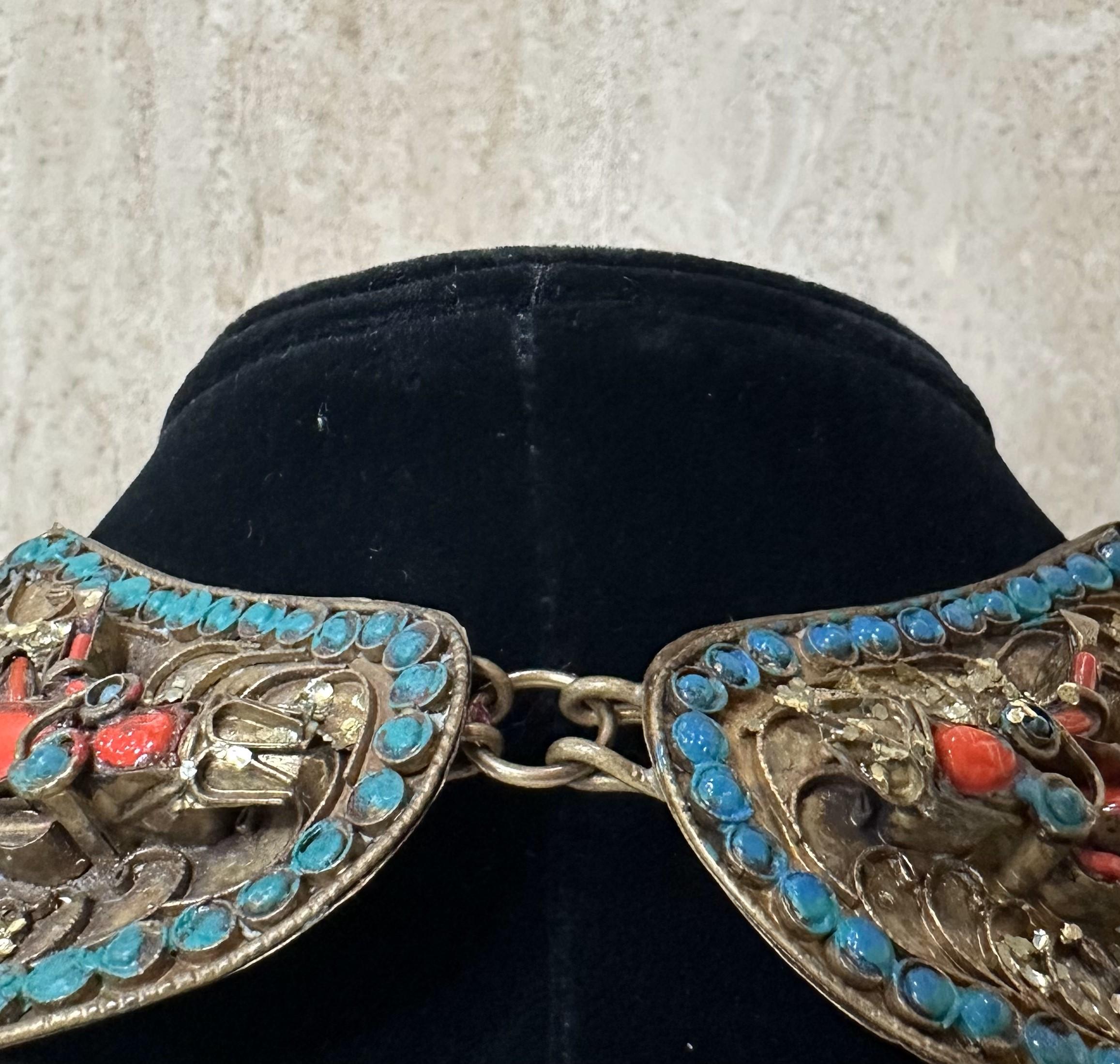 Vieux bracelet turquoise avec corail en vente 2