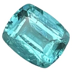 Pierre tourmaline afghane bleu turquoise de 1,65 carats pour bijouterie