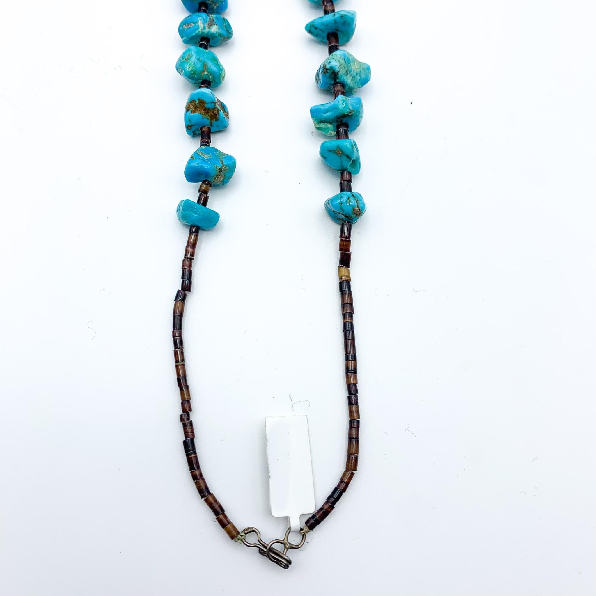 Turquoise Boulder Necklace In Excellent Condition For Sale In Carlsbad, CA