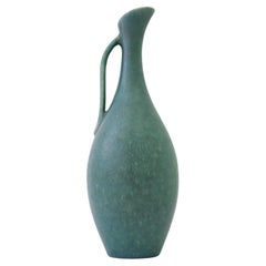 Turquoise ceramic vase - Gunnar Nylund - Rörstrand - Mid 20th century