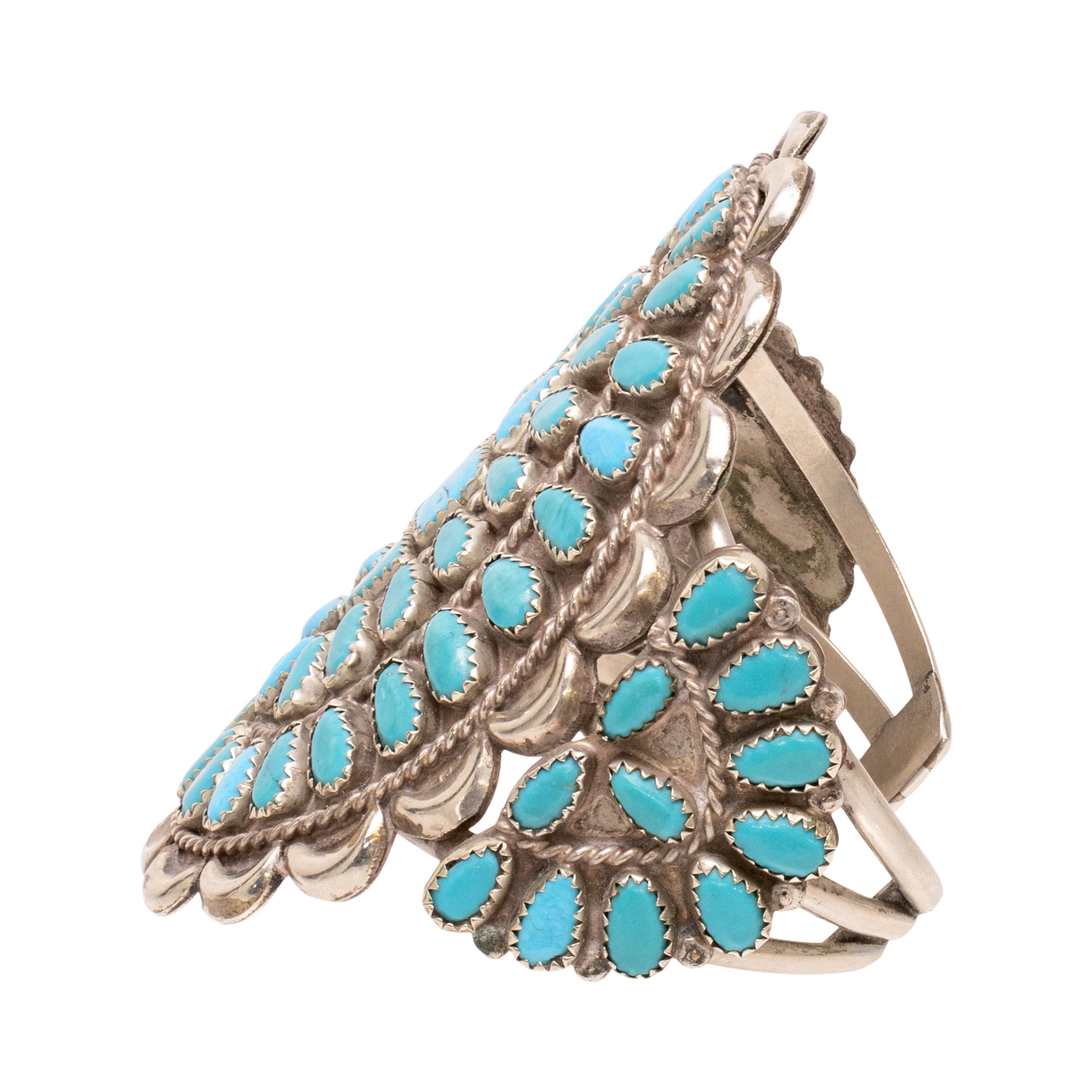 Pulsera puño racimo turquesa en Bueno estado para la venta en Coeur d Alene, ID
