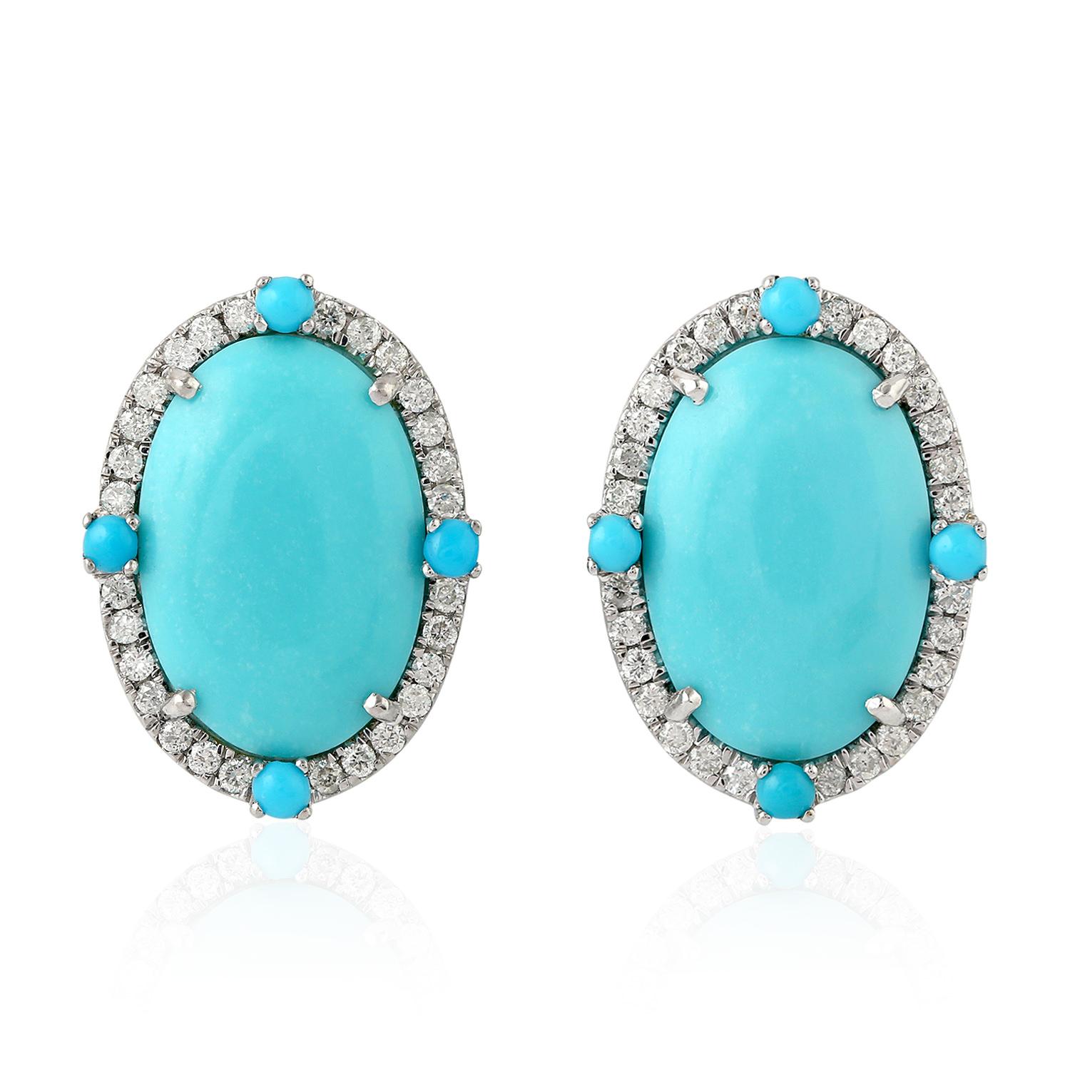 blake lively turquoise earrings