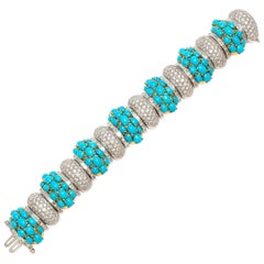 Turquoise Diamond Bracelet