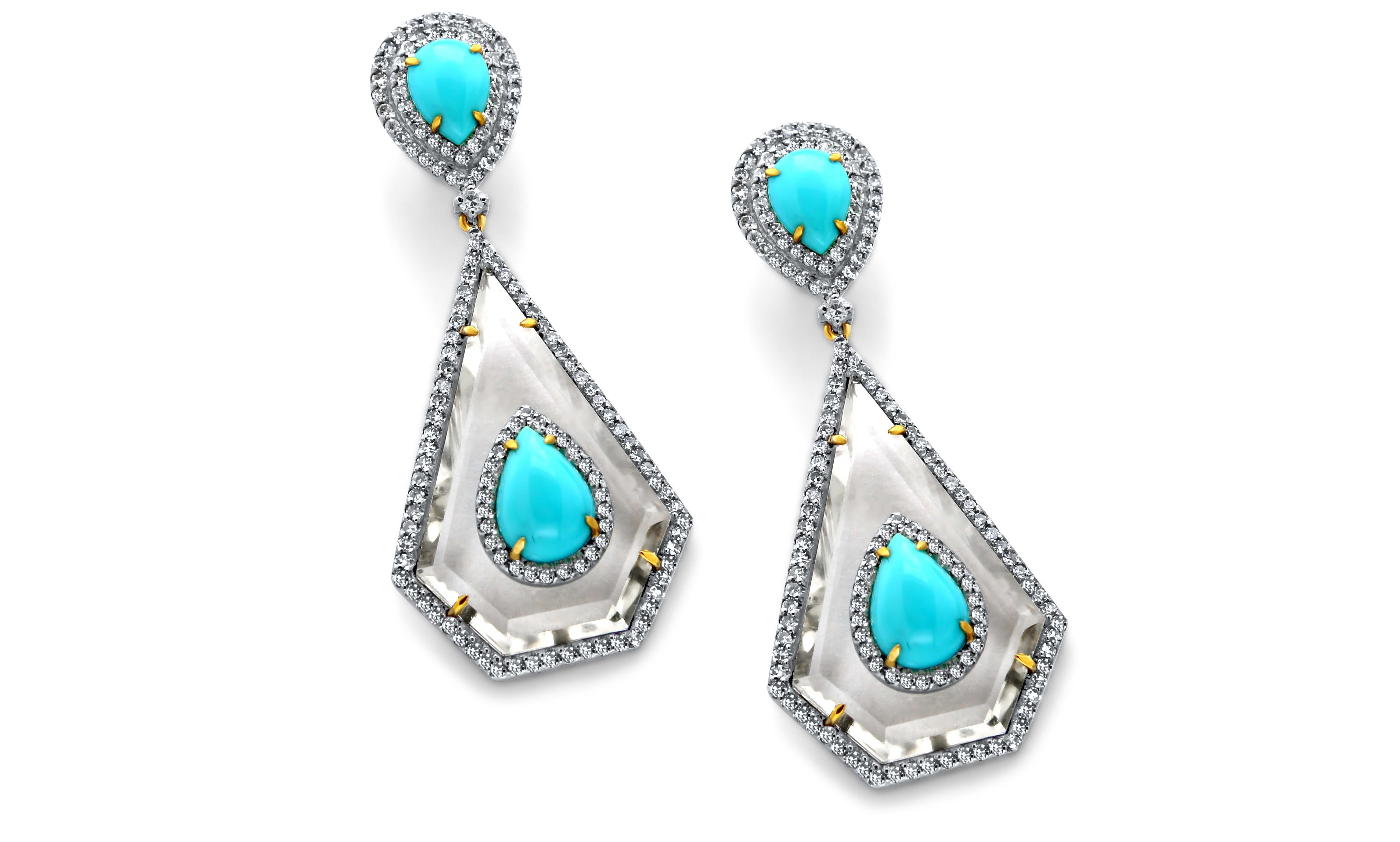 sleeping beauty turquoise earrings