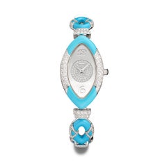 Reloj Turquesa y Diamantes