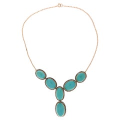 Collares de gota de plata