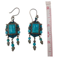 Turquoise Earrings by Chantal Augustin